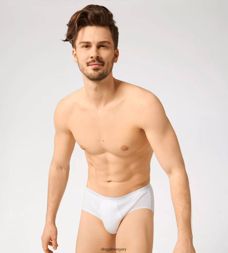 fehérneműt HU sloggi férfiak alap midi alsónadrág fehér J8248B786