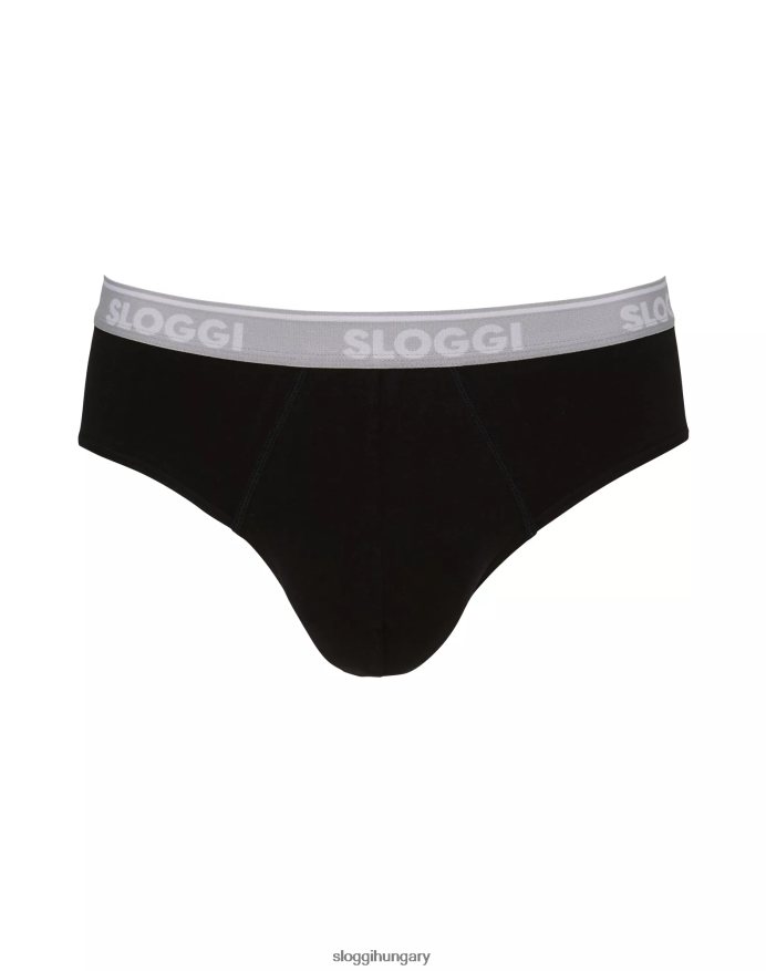 fehérneműt HU sloggi férfiak go abc midi shorts fekete J8248B795