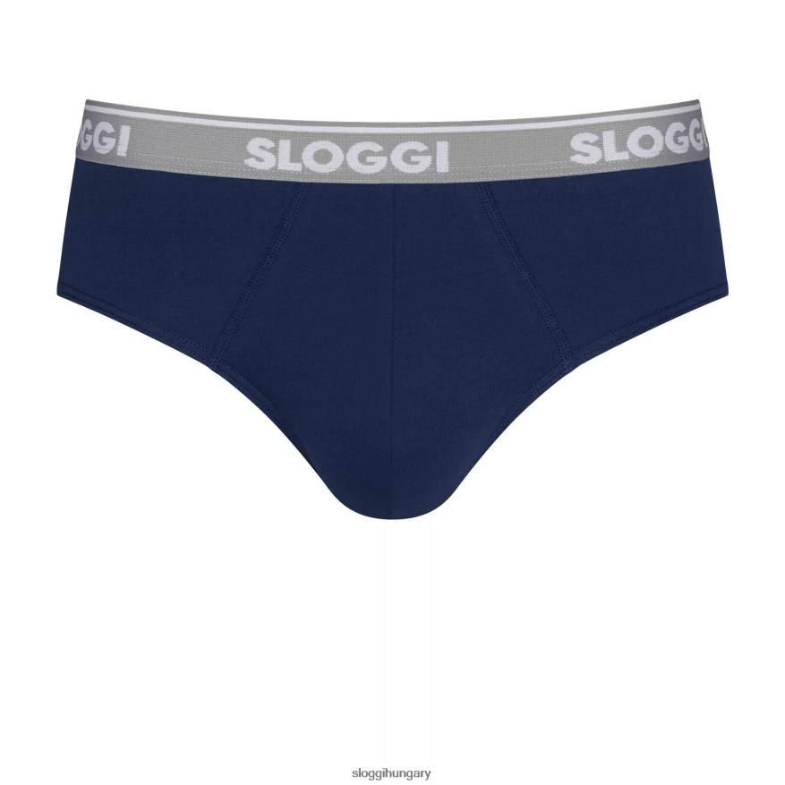 fehérneműt HU sloggi férfiak go abc midi shorts kék fekete J8248B803