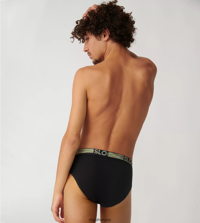 fehérneműt HU sloggi férfiak go abc natural midi rövidnadrág kék-sötét kombináció J8248B826