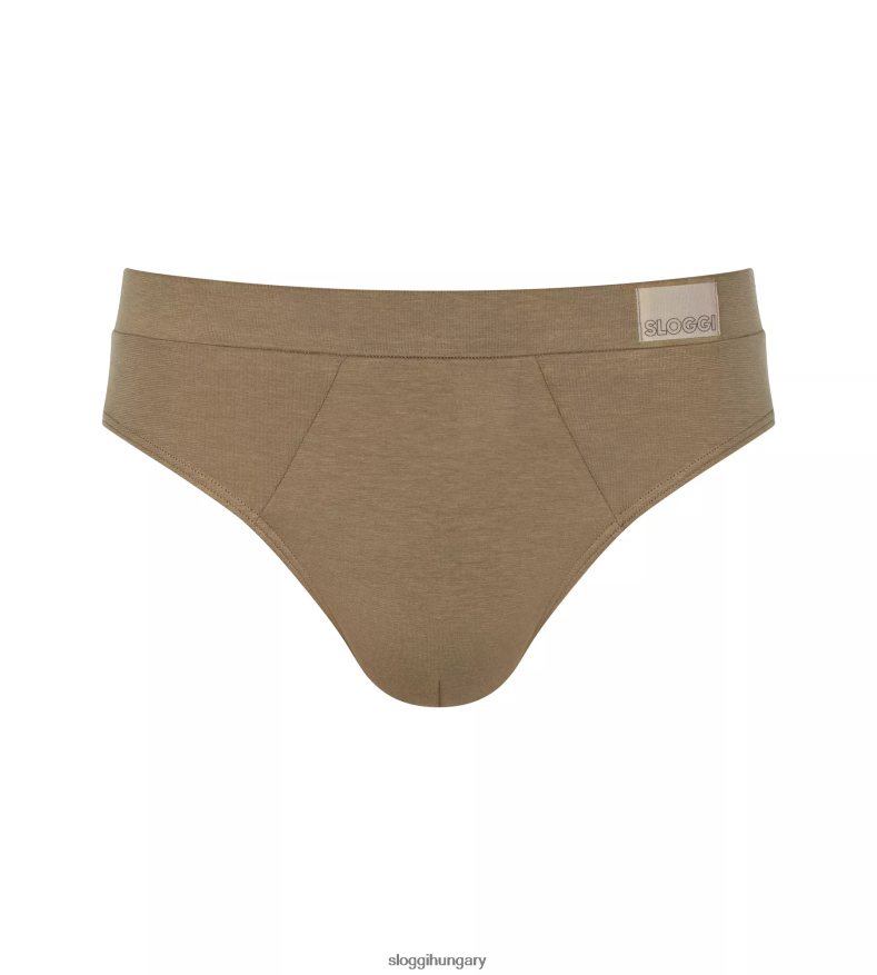fehérneműt HU sloggi férfiak go natural midi rövidnadrág barna - sötét kombináció J8248B875