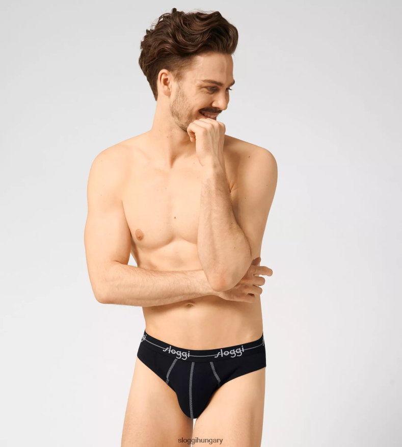 fehérneműt HU sloggi férfiak indítsa el a mini rövidnadrágokat fekete J8248B833