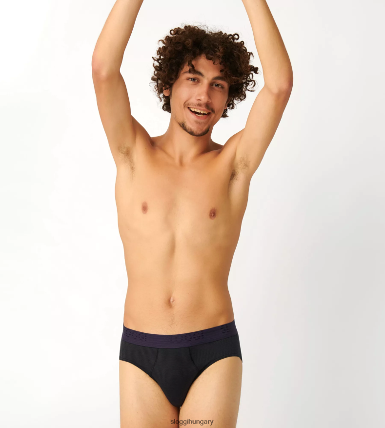 fehérneműt HU sloggi férfiak mindig menő midi alsónadrág kék-sötét kombináció J8248B865
