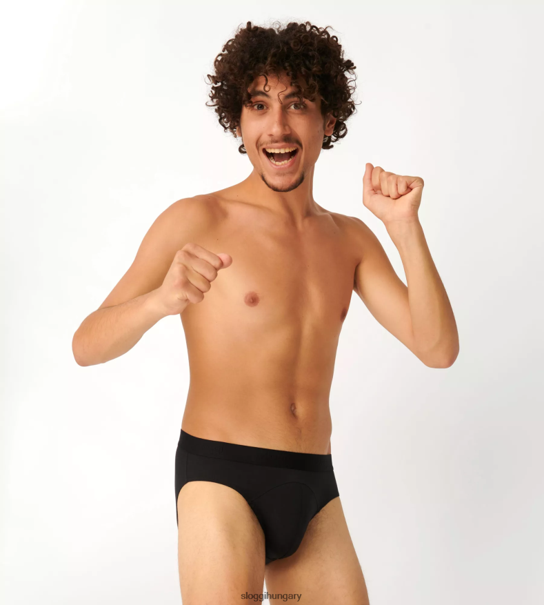 fehérneműt HU sloggi férfiak mindig puha midi alsónadrág fekete J8248B766