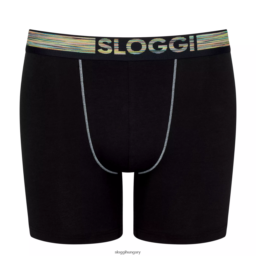 fehérneműt HU sloggi férfiak go abc natural shorts fekete J8248B908