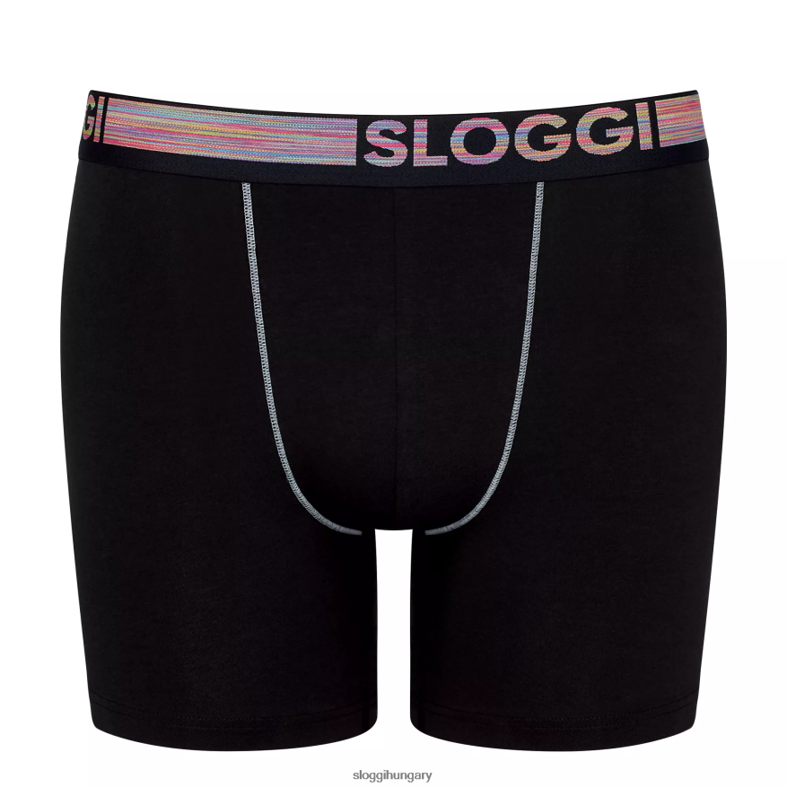 fehérneműt HU sloggi férfiak go abc natural shorts kék-sötét kombináció J8248B914