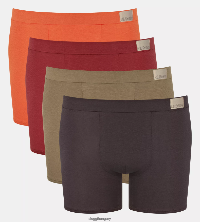 fehérneműt HU sloggi férfiak natúr rövidnadrág barna - sötét kombináció J8248B899