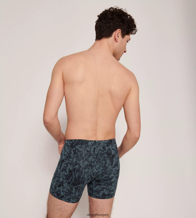 fehérneműt HU sloggi férfiak natúr rövidnadrág lila - sötét kombináció J8248B820