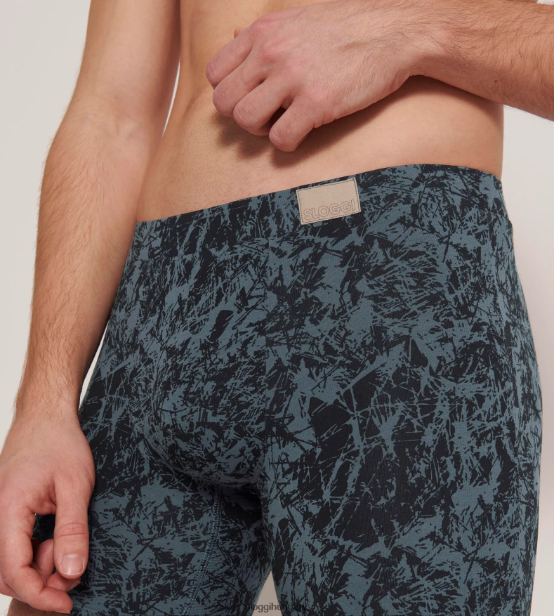 fehérneműt HU sloggi férfiak natúr rövidnadrág lila - sötét kombináció J8248B820