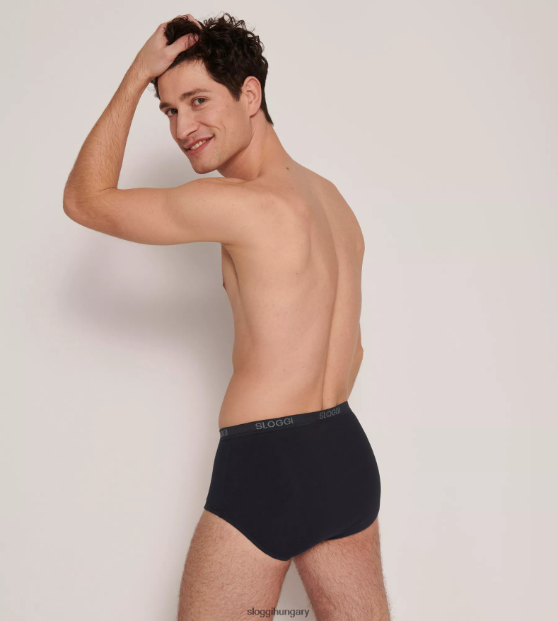fehérneműt HU sloggi férfiak alap maxi alsónadrág fekete J8248B757