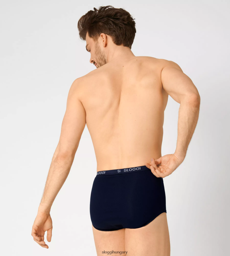 fehérneműt HU sloggi férfiak alap maxi alsónadrág éjkék J8248B809
