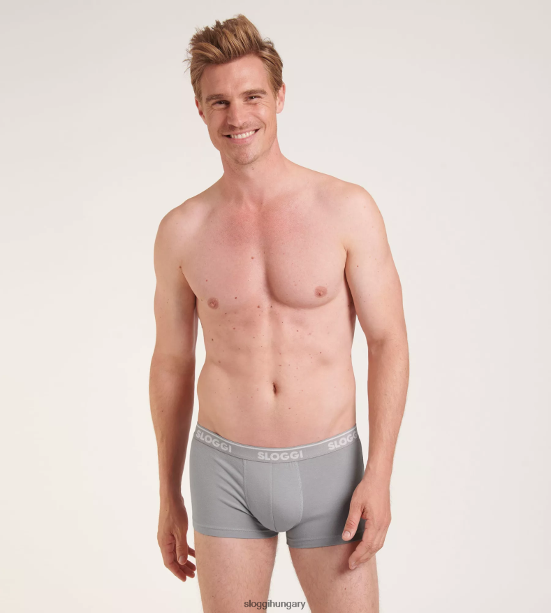 fehérneműt HU sloggi férfiak go abc hipster shorts kőszürke J8248B928