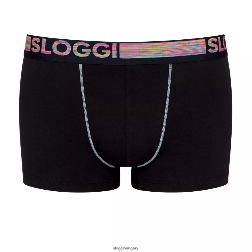 fehérneműt HU sloggi férfiak go abc natural hipster shorts kék-sötét kombináció J8248B903