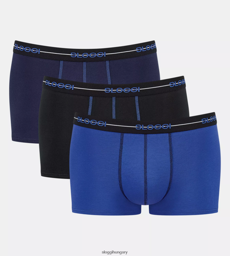fehérneműt HU sloggi férfiak kezdje el a csípőnadrágot fekete-kék kombináció J8248B817