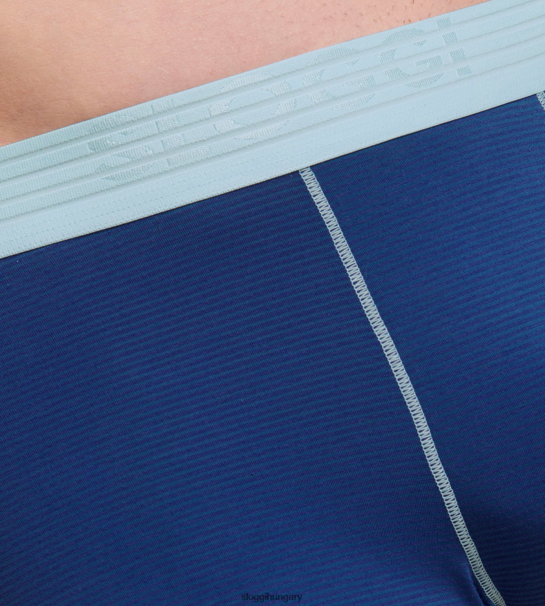 fehérneműt HU sloggi férfiak valaha menő csípőnadrág kék-sötét kombináció J8248B927