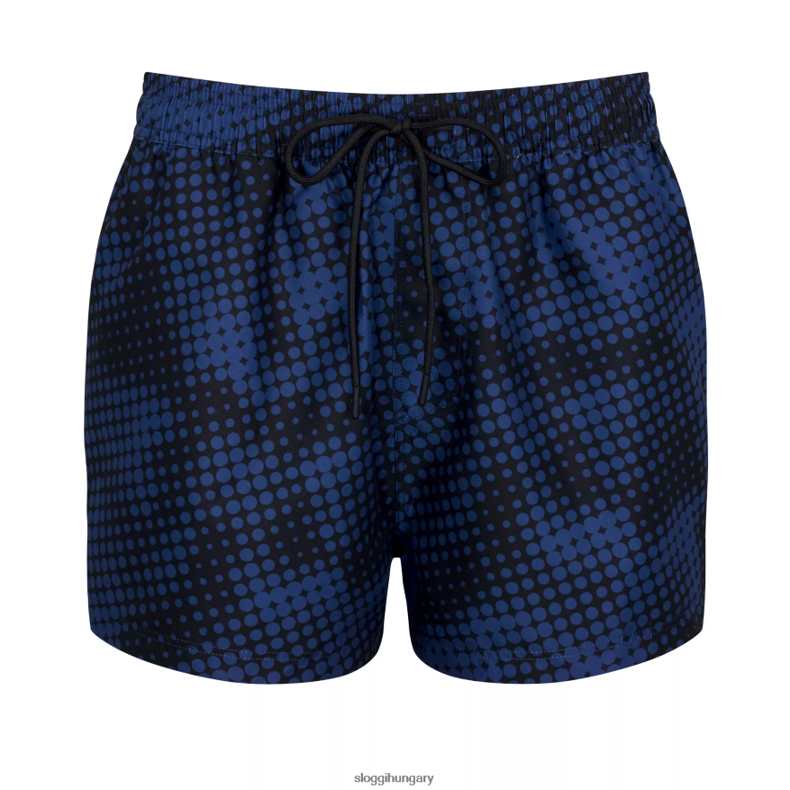 fürdőruha HU sloggi férfiak part tüskés pufi úszónadrág fekete kombináció J8248B845