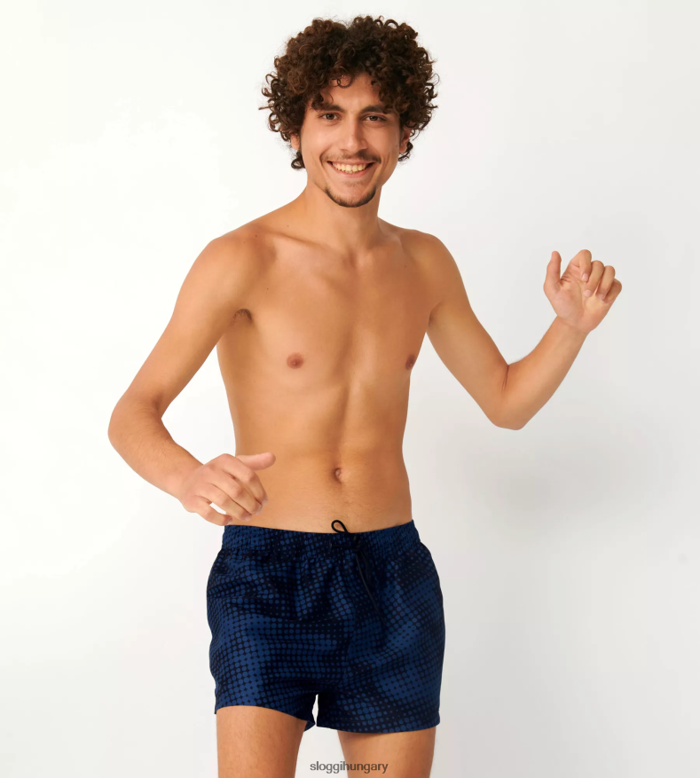 fürdőruha HU sloggi férfiak part tüskés pufi úszónadrág fekete kombináció J8248B845