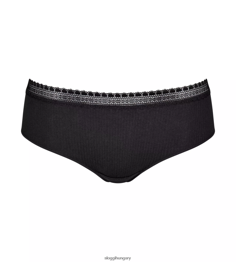 nadrág | HU sloggi nők menj bordás csípőnadrág fekete J8248B644