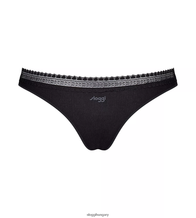 nadrág | HU sloggi nők go bordás brazil nadrág fekete J8248B637