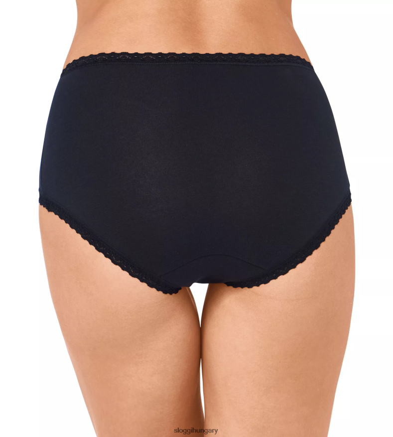 nadrág | HU sloggi nők 24/7 pamut csipke midi nadrág fekete J8248B486