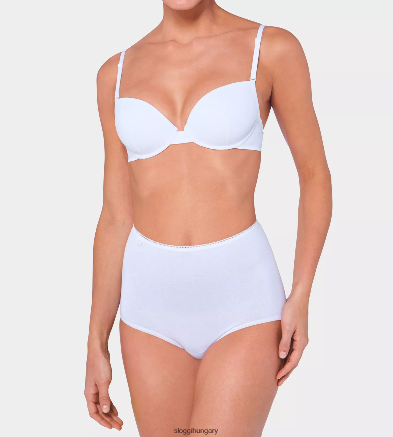 nadrág | HU sloggi nők 24 órás pamut maxinadrág fehér J8248B388