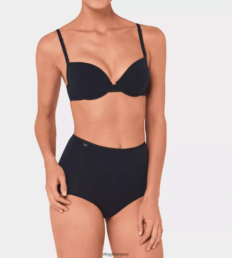 nadrág | HU sloggi nők 24 órás pamut maxinadrág fekete J8248B380