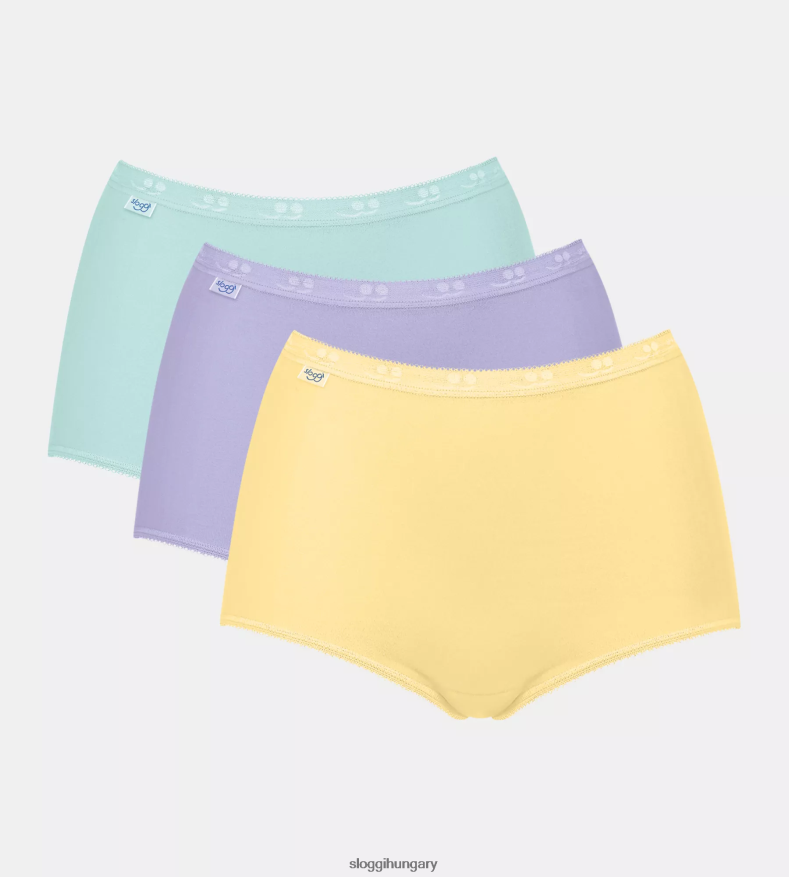 nadrág | HU sloggi nők alap+ maxi nadrág sárga - világos kombináció J8248B395