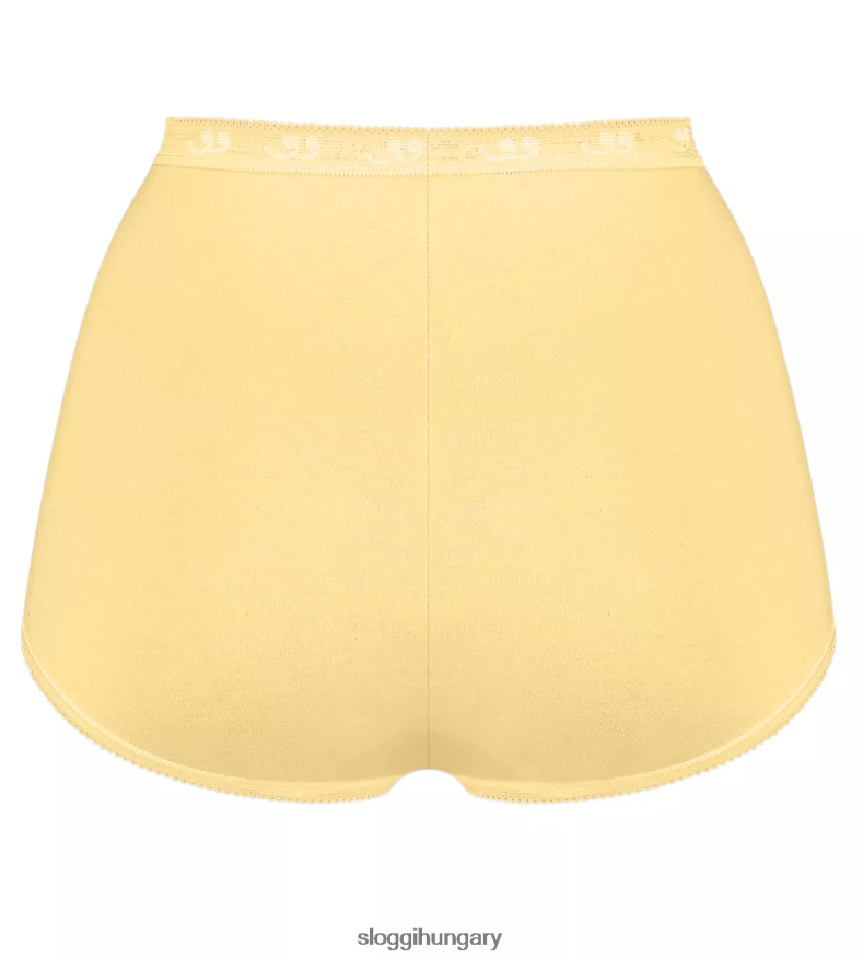 nadrág | HU sloggi nők alap+ maxi nadrág sárga - világos kombináció J8248B395