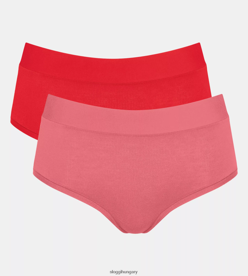 nadrág | HU sloggi nők go allround maxi nadrágot piros - fény kombináció J8248B593