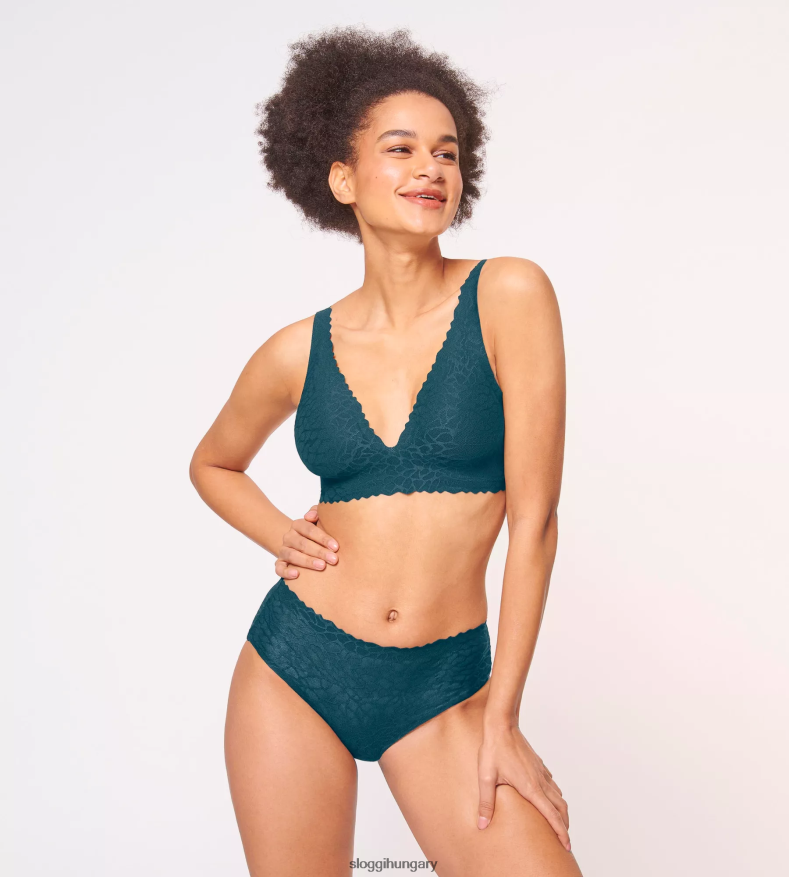 nadrág | HU sloggi nők nulla érzésű, magasderekú csipkenadrág ébenbarna J8248B662