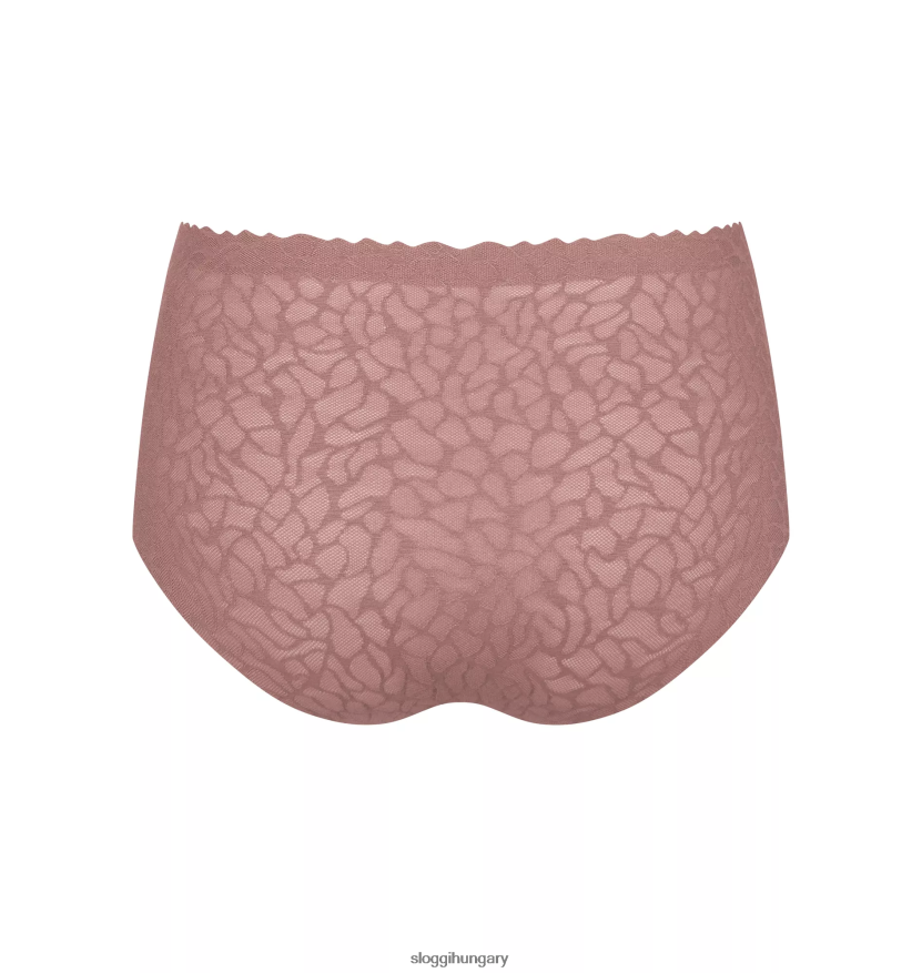 nadrág | HU sloggi nők nulla érzésű, magasderekú csipkenadrág kakaó J8248B586