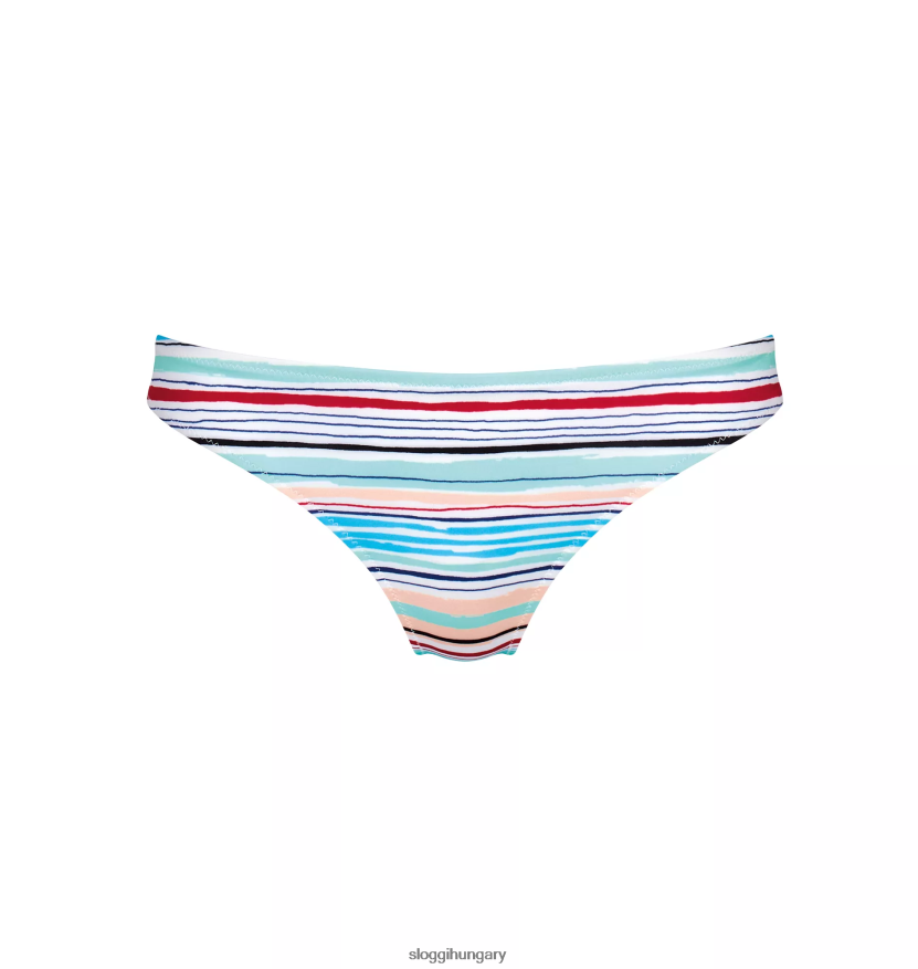 fürdőruha HU sloggi nők shore candy basslet mini bikini alsó kék-fény kombináció J8248B547