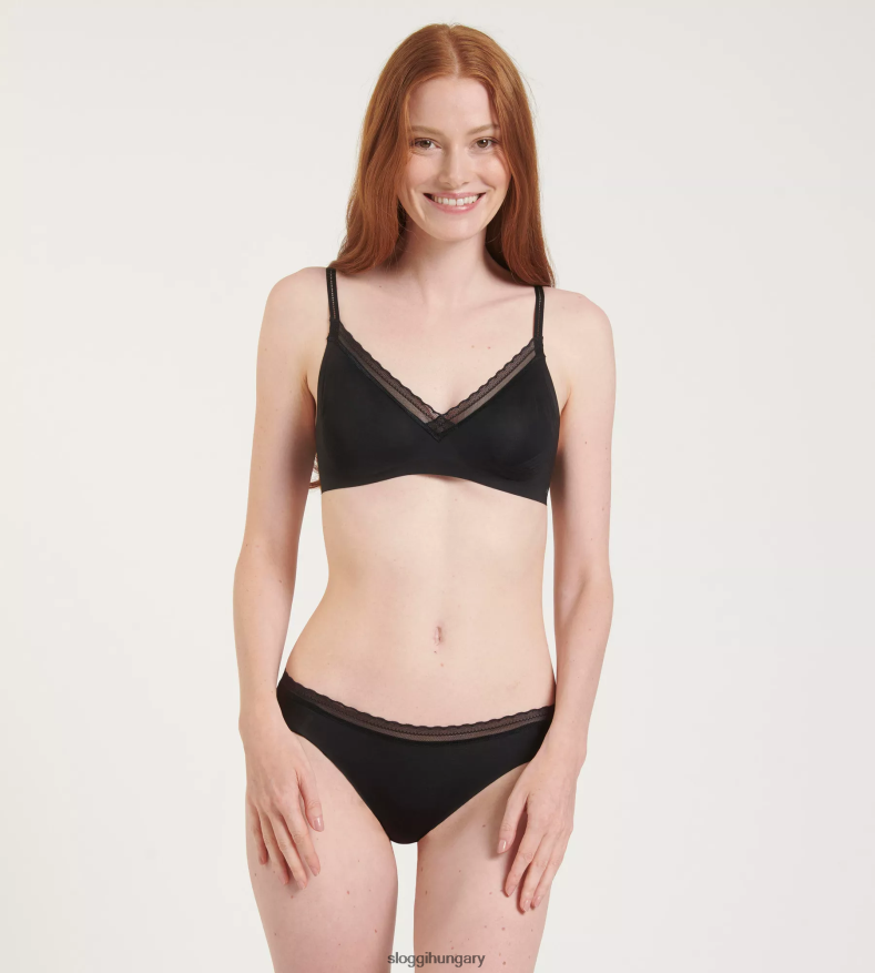 melltartók | HU sloggi nők body adapt twist bralette fekete J8248B192