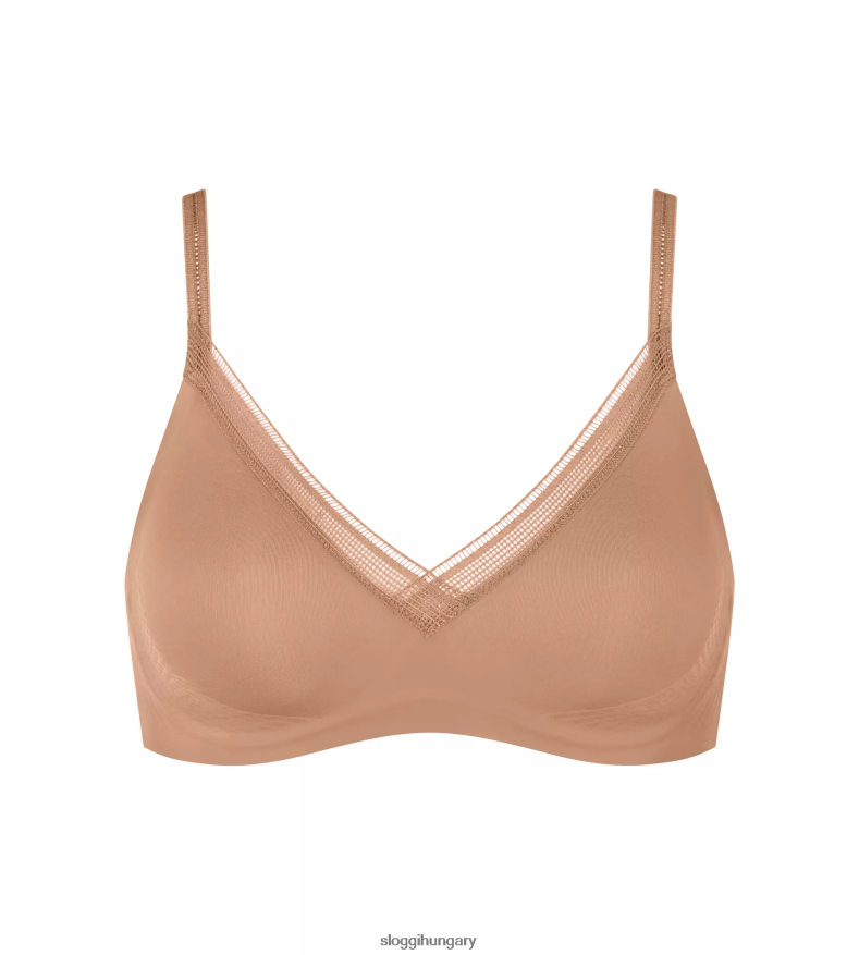melltartók | HU sloggi nők body adapt twist bralette nosztalgikus barna J8248B519