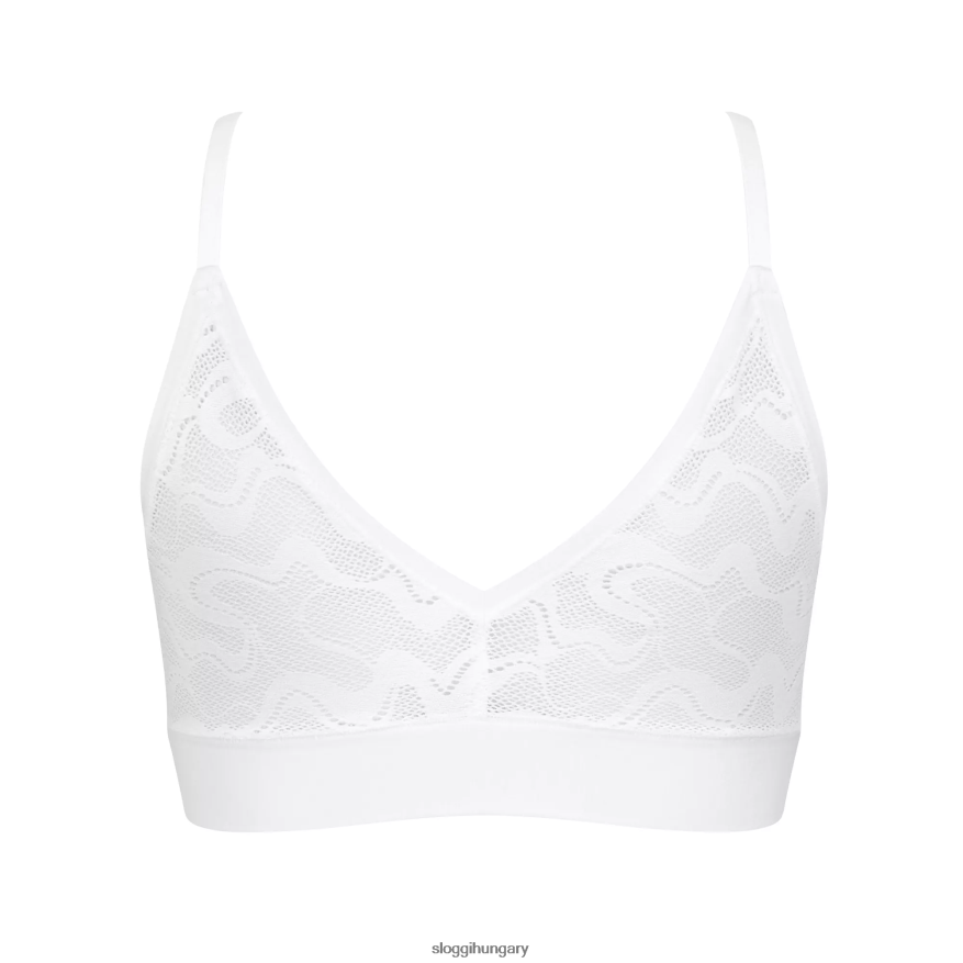 melltartók | HU sloggi nők go allround csipke bralette fehér J8248B503