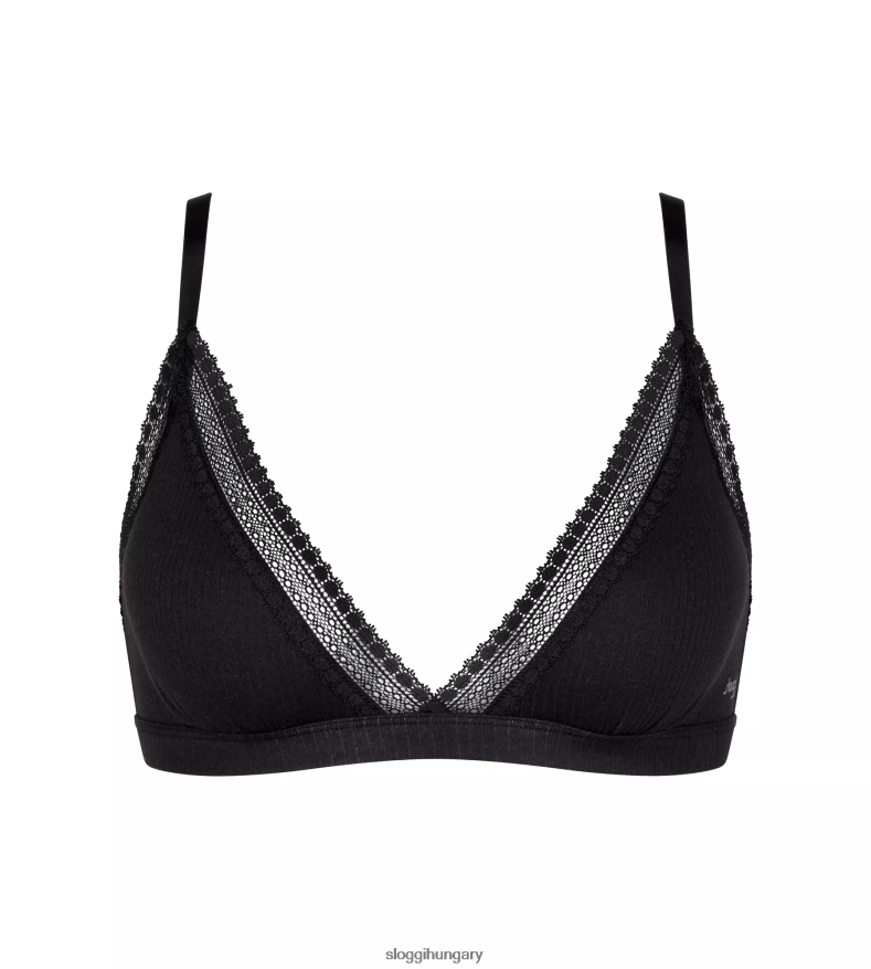 melltartók | HU sloggi nők menj bordás bralette fekete J8248B96