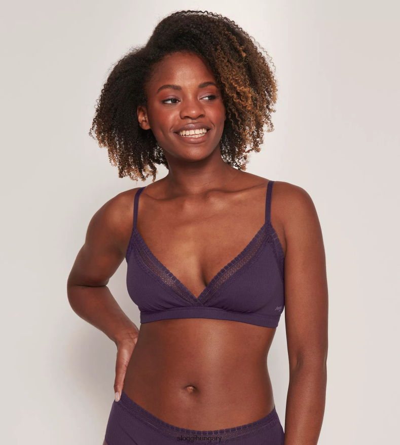 melltartók | HU sloggi nők menj bordás bralette áfonya J8248B266