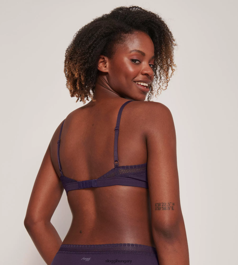 melltartók | HU sloggi nők menj bordás bralette áfonya J8248B266