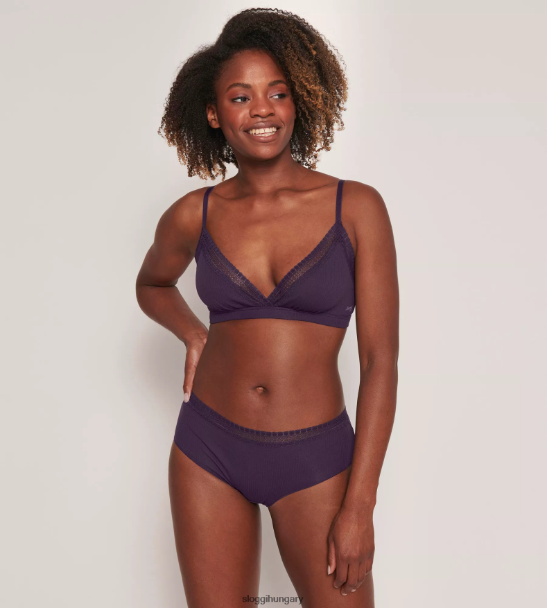 melltartók | HU sloggi nők menj bordás bralette áfonya J8248B266