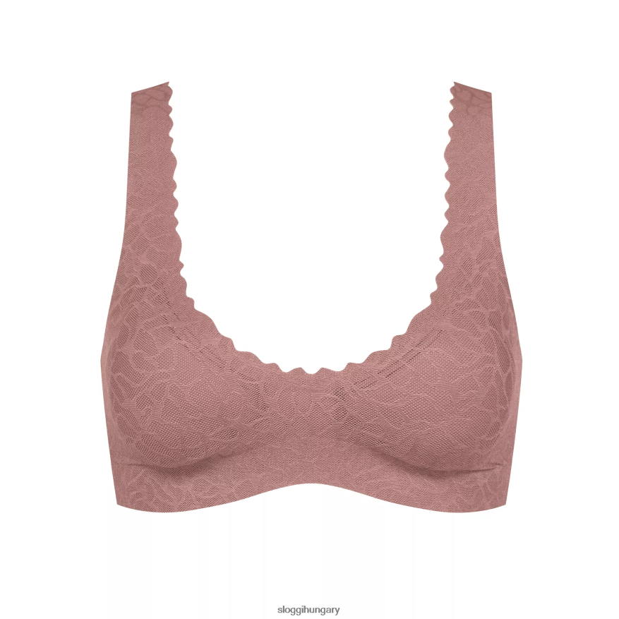melltartók | HU sloggi nők nulla érzésű csipke bralette kakaó J8248B499