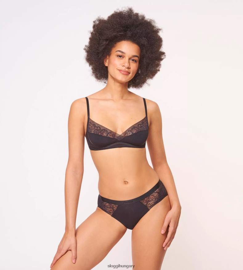 melltartók | HU sloggi nők s árnyék bralette fekete J8248B418