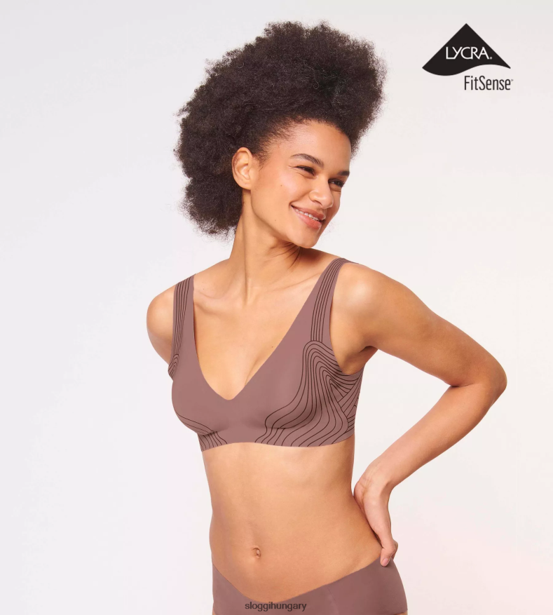 melltartók | HU sloggi nők zero feel bralette kakaó J8248B477