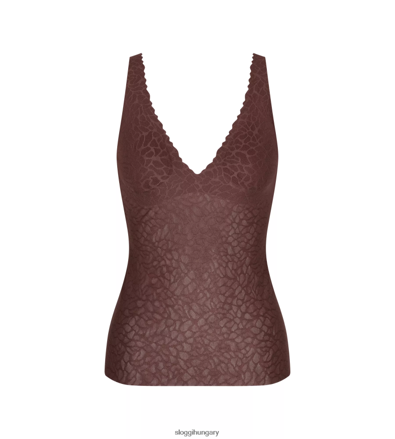 melltartók | HU sloggi nők nulla érzésű csipke melltartó ing ébenbarna J8248B625