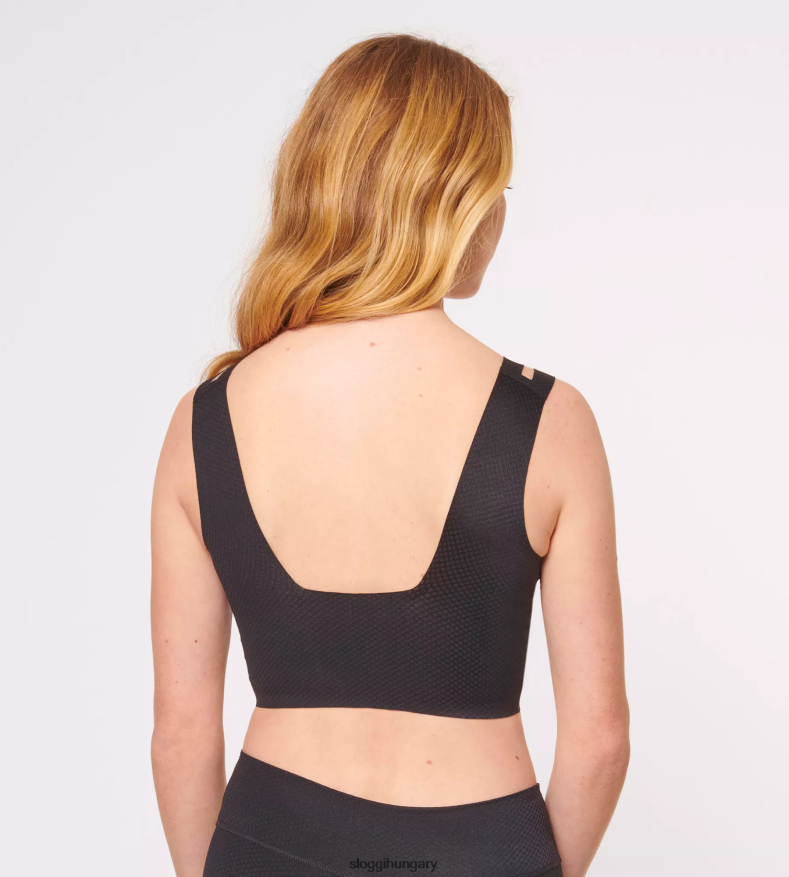 melltartók | HU sloggi nők nulla érzetű flow top fekete J8248B282