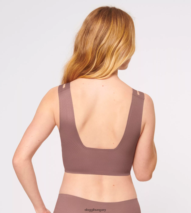 melltartók | HU sloggi nők nulla érzetű flow top kakaó J8248B309