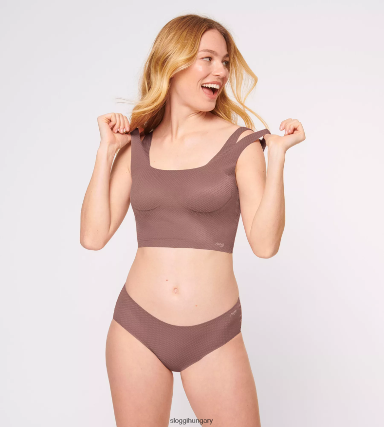 melltartók | HU sloggi nők nulla érzetű flow top kakaó J8248B309