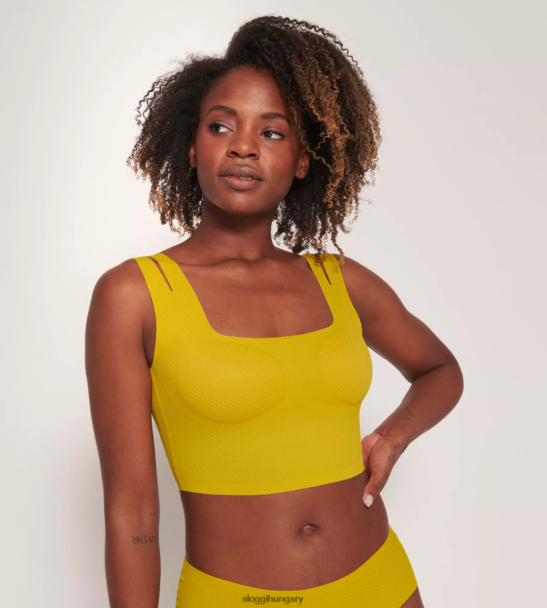 melltartók | HU sloggi nők nulla érzetű flow top nyári mész J8248B432