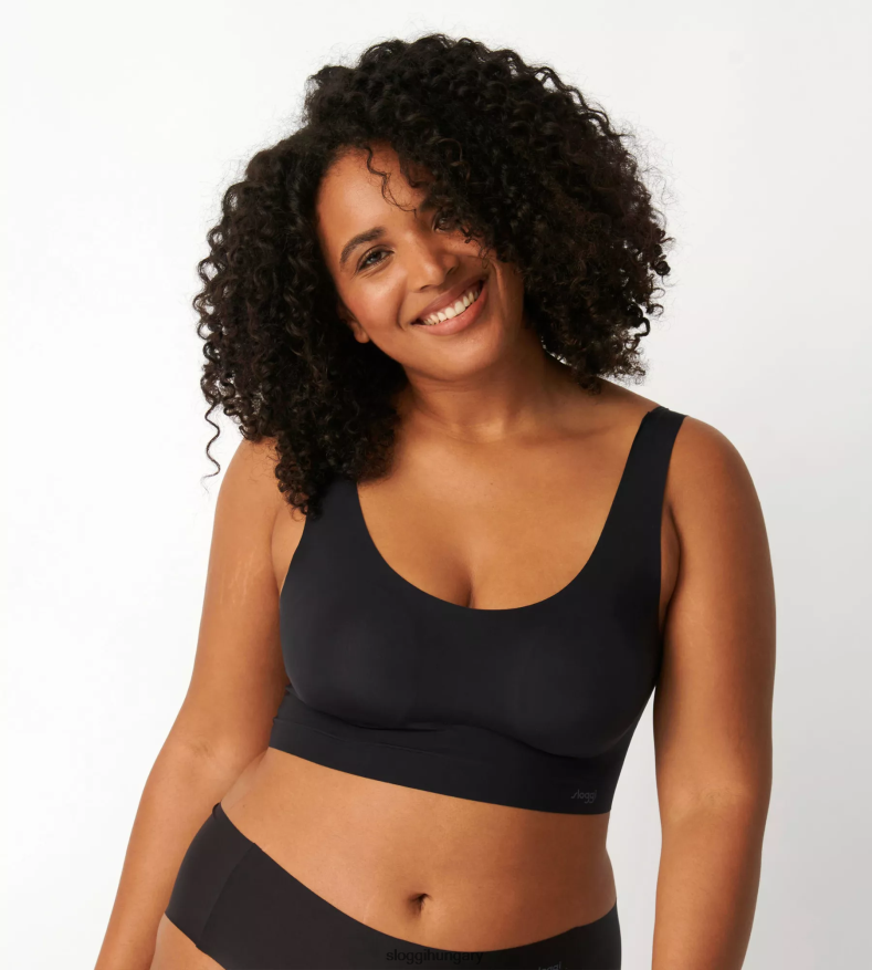 melltartók | HU sloggi nők nulla tapintású melltartó-top barna - sötét kombináció J8248B631