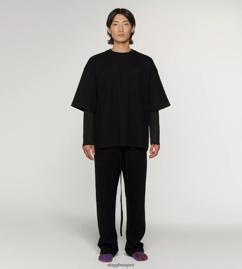 nappaliruha | HU 032C X sloggi nők hosszú ujjú felső fekete J8248B408