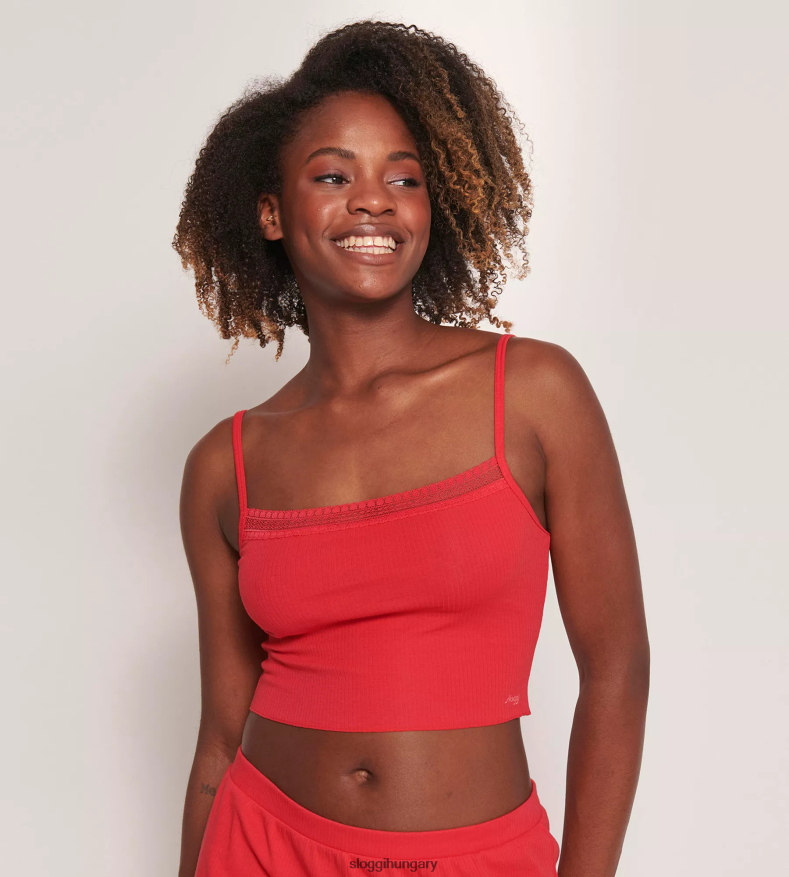 nappaliruha | HU sloggi nők go bordás felső spagetti pántokkal campari J8248B307